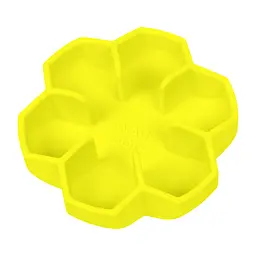 Миска для повільного харчування Waudog Silicone 750 мл жовтий - мініатюра 5