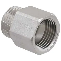 Подовжувач RAFTEC 1/2" 20 мм, ЗВ, DN 15, зовні під ключ, нікель, UDL0120