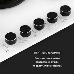 Варильна поверхня газова Klarstein Goldflame 5 (10035615) - мініатюра 6