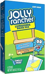 Порошковий напій Jolly Rancher Water Drink Mix Blue Raspberry Lemonade 19.3 г - мініатюра 2