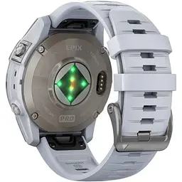 Смарт-годинник Garmin Epix Pro Gen 2 Sapphire 47 mm Titanium w. Whitestone Band (010-02803-20/21) - мініатюра 4