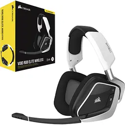 Ігрові навушники Corsair Void RGB Elite Wireless White (CA-9011202) [130614] - мініатюра 10