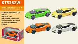 
Модель Lamborghini Huracan LP610-4 5 метал інерція двері KT5382W - мініатюра 4