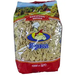 Макаронні вироби ЯРКА 1кг Мушля хвиляста (хмаринка) м/уп
