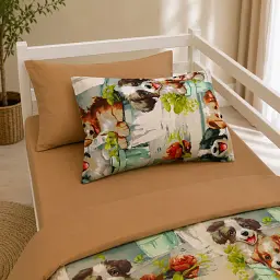 Підковдра MirSon Ranforce Elite Puppy Garden 110 x 140 см (2200013686217)