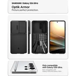 Чохол Spigen Optik Armor для Samsung Galaxy S26 Ultra Black (ACS10687) [172985] - мініатюра 11