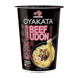 Лапша быстрого приготовления Oyakata Beef Udon с говяжьим бульоном 69,5 г
