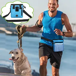 Сумка для вигулу і тренувань собак Dog Treat Bag blue - мініатюра 4