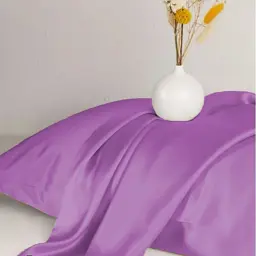 Простирадло на гумці MirSon Satin Light Pro 10-018 Lilac 100x200 см фіолетове (2200011023892) - мініатюра 4