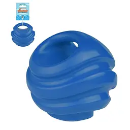 Іграшка для собак BronzeDog FLOAT плаваюча Силовий м'яч 11 см синій