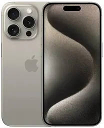 Мобільний телефон Apple iPhone 15 Pro 128Gb Natural Titanium (REF A) BREEZY (2AMTUX3)