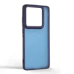 Противоударный чехол для Motorola Edge 60 Fusion 5G/60 5G, Frame, синий, панель-накладка, термополиуретан TPU + поликарбонат PC, защита всего корпуса, защита кнопок и камеры, устойчив к деформациям, ArmorStandart (ARM85601) - мініатюра 2