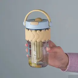Стакан для води Kite 700 мл бежево-блакитний (K25-1230-1) - мініатюра 6