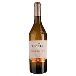 Вино Maison Castel Chardonnay VDF, біле, напівсухе, 12,5%, 0,75 л