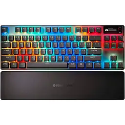 Клавіатура ігрова оптична SteelSeries Apex Pro TKL WL Gen 3 UA HyperMagnetic, OmniPoint 3.0, OLED (64871)