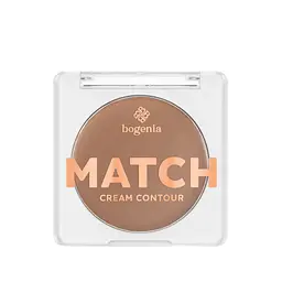 Контур для обличчя кремовий Bogenia Match Cream Contour (BG653), 002 Темно-бежевий