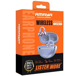 Бездротові TWS навушники Amaya ATW-17 Purple - мініатюра 2