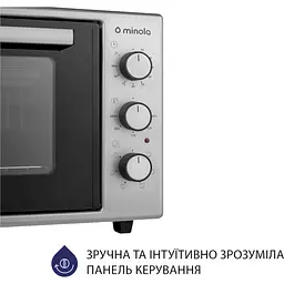 Електрична піч Minola Foet 3714 GR 37 л - мініатюра 2