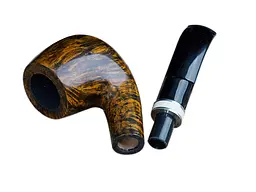 Люлька для куріння Muxiang Briar Wood 9 мм filter 2127-13S-2 (emb-1072) - мініатюра 3