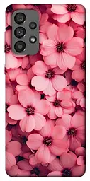 Чохол Demsky Pink flowers для Samsung Galaxy A73 5G