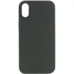 Чохол Silk Full Protective (AA) NO LOGO для Apple iPhone XS Max (6.5") Зелений / Cyprus Green