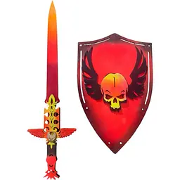 Набір фанерних іграшок Warhammer щит і меч