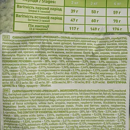 Сухий корм для вагітних та лактуючих котів Carpathian Pet Food Pregnant з куркою і скумбрією, 1,5 кг - мініатюра 3