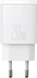 Зарядний пристрій Baseus Compact Quick Charger U+C 20W EU white (CCXJ-B02) - мініатюра 3