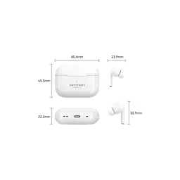 Навушники Vention Echo Lite E11 White (NBVW0) - мініатюра 11