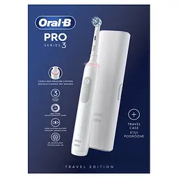 Електрична зубна щітка Oral-B Pro 3 3500 Sensitive Clean + футляр - мініатюра 2