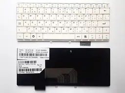 Клавіатура для ноутбуків Lenovo IdeaPad S9, S9e, S10, S10e Series біла RU/US