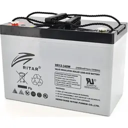 Акумулятор Ritar AGM HR12-340W, Gray Case, (12V 90,0Ah)
