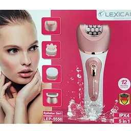 Жіночий епілятор Lexical LEP-5550 5 в 1 для тіла та зони бікіні - мініатюра 6