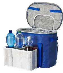 Термосумка Crivit 35L сумка-холодильник зі знімним пластиковим пакетом Синя - мініатюра 4