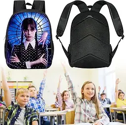 Рюкзак шкільний для шанувальника Wednesday Addams - мініатюра 4