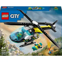 Конструктор LEGO City Гелікоптер аварійно-рятувальної служби 226 деталей (60405)