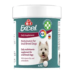 Вітаміни для собак дрібних порід 8in1 Excel Multi Vitamin Small Breed мультивітамін 70 шт (661826)