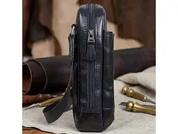 Чоловіча сумка з натуральної шкіри Italico 9984G-17 чорна 17×21×5 см TONY PEROTTI sum0029122