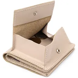 Жіноче шкіряне портмоне GRANDE PELLE 10х10х1,5 см acs0018769 - мініатюра 5