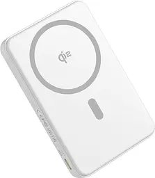 Портативний акумулятор Baseus Airpow II Qi2 Magnetic 22.5W 10000mAh moon white (P10080000213-00) - мініатюра 2