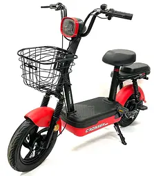 Электроскутер Двухместный Crosser Mini +Pas-система Червоний