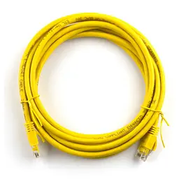 Патч-корд Ritar 1.5м, RJ-45, Cat.5e, CU, мідь, жовтий (PCR-CU/1.5Yw/04284)