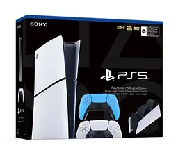 Ігрова консоль Sony PlayStation 5 Slim Digital Edition + DualSense Ice Blue + Charging Station - мініатюра 6