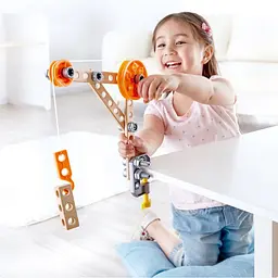 Конструктор Hape Junior Inventor 3 експерименти 37 деталі (E3030) - мініатюра 3