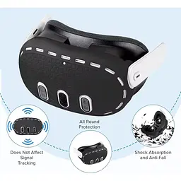 Набір аксесуарів DK 7-in-1 VR для Meta Quest 3 Black [141635] - мініатюра 2