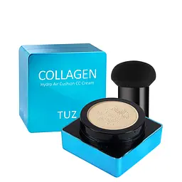 СС-крем кушон для обличчя зволожувальний TUZ Collagen Hydro з колагеном, 02 Natural Skin Натуральний