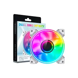 Кулер до корпусу Gamemax Dual Ring Infinity WH - мініатюра 8