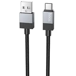 Кабель Hoco X110 USB-A - Type-C 15w 3a 1м кабель чорний