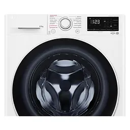 Пральна машина LG фронтальна 85 кг 1200 A+++ 48 см дисплей пара інвертор білий - мініатюра 10