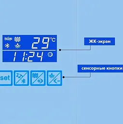Дзеркало Dusel DE-M1041 75x100 з годинником і Bluetooth, Білий - мініатюра 8
